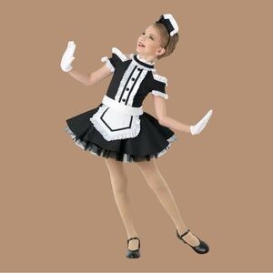 Black and White Maid Costume